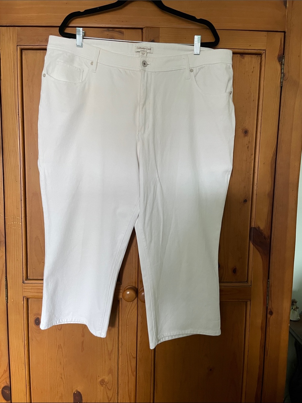 Coldwater Creek White Classic Fit Pants